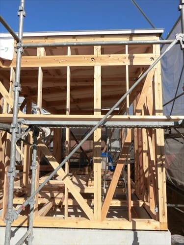 八幡の家　外装工事